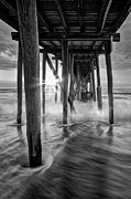 NJ Shore Pier Sunrise #1 Photograph by Susan Candelario