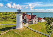 Nobska Lighthouse  #1 Photograph by Veterans Aerial Media LLC
