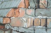 Prospect Park Tunnel Bricks 1982 #1 Painting by William Hart McNichols