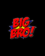 Superhero Big Bro #1 Digital Art by Flippin Sweet Gear