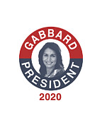 Tulsi Gabbard for President 2020 #1 Digital Art by Flippin Sweet Gear