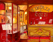 Vineria Cozzi #1 Painting by Juliette Becker