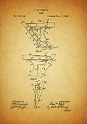 1885 Plow Patent Drawing by Dan Sproul