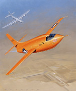 Bell X-1 Painting by Jack Fellows
