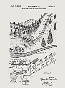 1954 Ski Resort Snow Maker Drawing by Dan Sproul