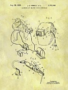 1956 Welding Mask Patent Drawing by Dan Sproul