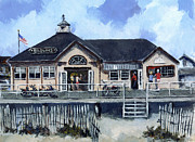 Brown's Restaurant #2 Painting by Robert Loder Jr