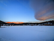Evergreen Lake, Colorado - Frozen Lake #2 Photograph by Robert Niemeier