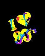 I Love The 80s #3 Digital Art by Flippin Sweet Gear