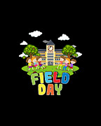 School Field Day #3 Digital Art by Flippin Sweet Gear