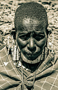 Portrait Maasai Woman Ngorongoro 4155 Photograph by Neptune Images