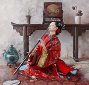 A Blow-Up of the Fragrance Shadow Painting by Mingyue Wang