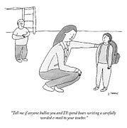 A Carefully Worded Email Drawing by Julia Thomas