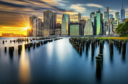 A NYC Sunset Photograph by Susan Candelario