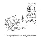 A Prelude To A Kiss Drawing by George Booth