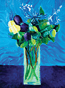 A Wilted Bouquet of Roses Painting by Michel Cruz-Garcia