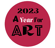 A Year For Art - Viva Magenta Painting by Rafael Salazar