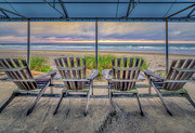 Adirondack Chairs with a View Photograph by Penny Polakoff