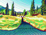 Afternoon At Jemez Springs Painting by Rod Whyte