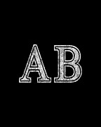 Alpha Beta Ab Retro Digital Art by Flippin Sweet Gear