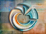 Ancient Tech - Power Grid Control Digital Art by Eris And AI