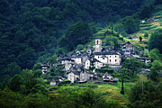 Ancient village of Corippo located near Lavertezzo in Canton Ticino, Switzerland Photograph by Miroslav Liska