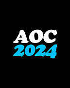 AOC Alexandria Ocasio-Cortez 2024 Digital Art by Flippin Sweet Gear