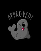 Approved Seal Of Approval Digital Art by Flippin Sweet Gear