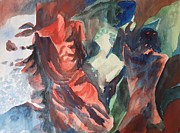 Archaic Greek Mystery Painting by Enrico Garff