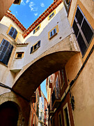 Arched Alleyway in Palma de Mallorca's Historic Old Town Photograph by Travel Essayist