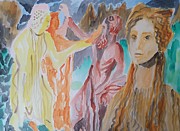 Archcaic Hellenistic Beauty Painting by Enrico Garff