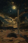 Arizona Desert Digital Oil Painting 2 Digital Art by Nature Oil Painting