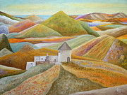 As The Valley Grows Painting by Angeles M Pomata