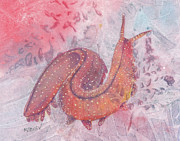 Australian Velvet Worm Painting by Marie Stone-van Vuuren