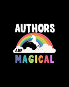Authors Are Magical Digital Art by Flippin Sweet Gear