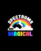 Autism Awareness Spectrums Are Magical Digital Art by Flippin Sweet Gear