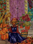 Autumn Morning Painting by Stacey Torres