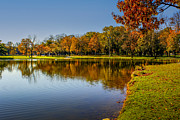 Autumn on an Inland Pond Photograph by Deb Beausoleil
