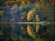 Autumn Reflections at Abbott Lake Photograph by Deb Beausoleil