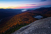 Autumn Sunrise, Cannon Cliffs. Photograph by Jeff Sinon