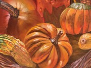 Autumn's Bounty Pastel by Juliette Becker