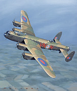 Avro Lancaster Painting by Jack Fellows