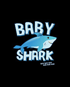 Baby Shark Doo Doo Doo Digital Art by Flippin Sweet Gear