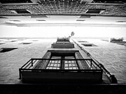 Barcelona El Born Street Print Black and White Historic Architecture and Urban Life Photography Photograph by Travel Essayist