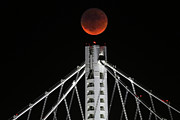 Bay Bridge Eclipse Photograph by Louis Raphael