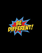 Be Different Autism Awareness Digital Art by Flippin Sweet Gear