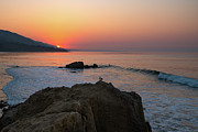 Beach and Mountain Sunrise Photograph by Matthew DeGrushe