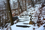 Bear Mountain Section of The Appalachian Trail in the Snow 6 Photograph by Raymond Salani III