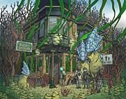 Beat Kitchen Digital Art by EvanArt - Evan Miller