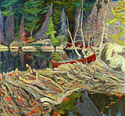 Beaver Dam, Algoma  by J. E. H. MacDonald Painting by J E H MacDonald